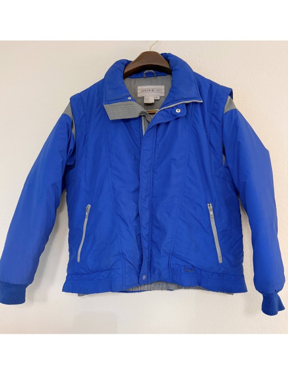 Vintage Obermeyer Kevin Blue Winter Down Jacket Coat Ski Men's Medium